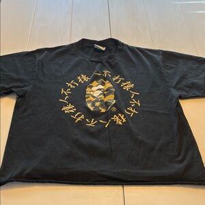 Bape/A bathing ape/blue standard tee shirt/excellent condition!!